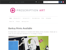 Tablet Screenshot of prescriptionart.com